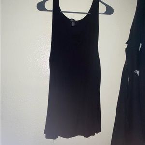 Black long tank top